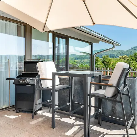 Bodensee Penthouse 21d - Seesicht - Billiard - Massage - Trambolin - Bbq - Tischkicker - Parken - Panorama Exklusive *