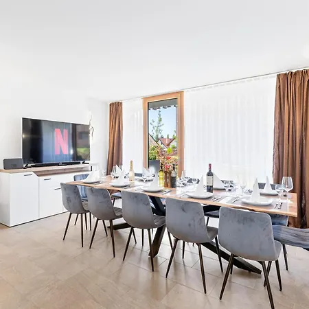 Bodensee Penthouse 21d - Seesicht - Billiard - Massage - Trambolin - Bbq - Tischkicker - Parken - Panorama Exklusive Daire *